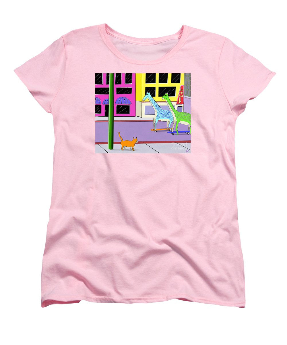 There Were Two Giraffes - Women's T-Shirt (Standard Cut)