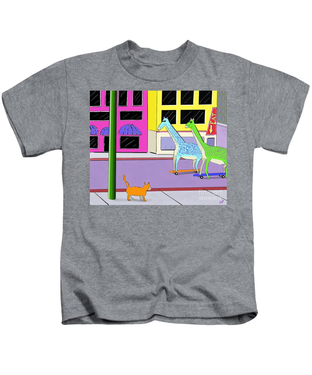 There Were Two Giraffes - Kids T-Shirt