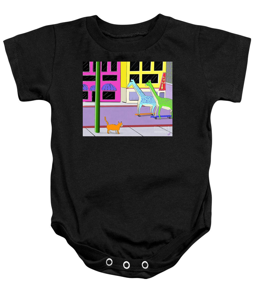 There Were Two Giraffes - Baby Onesie