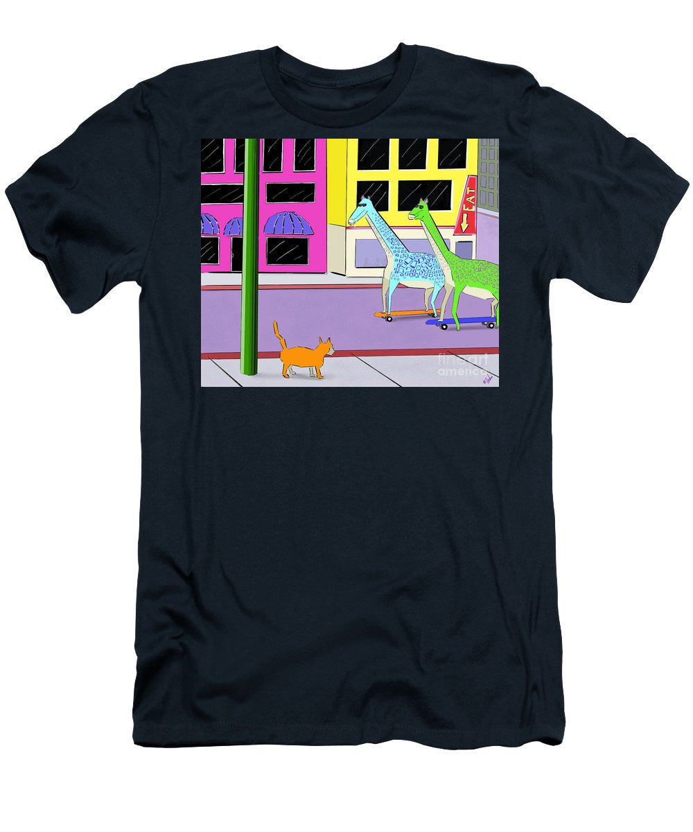 There Were Two Giraffes - Men's T-Shirt (Slim Fit)