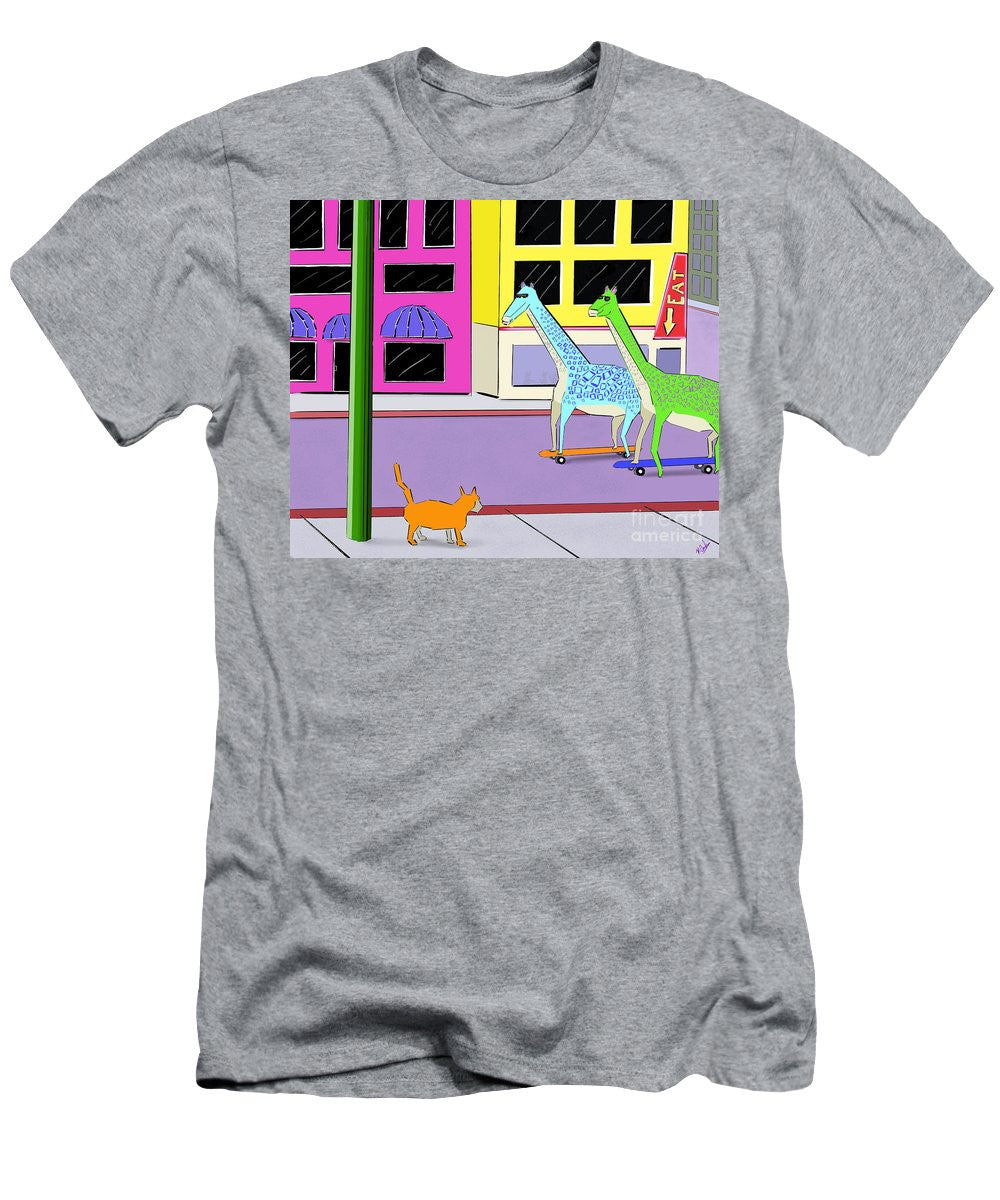 There Were Two Giraffes - Men's T-Shirt (Slim Fit)