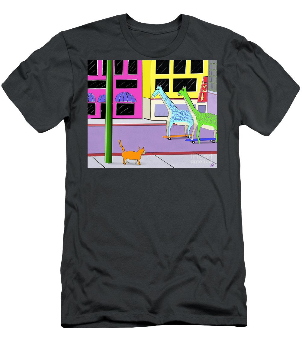 There Were Two Giraffes - Men's T-Shirt (Slim Fit)