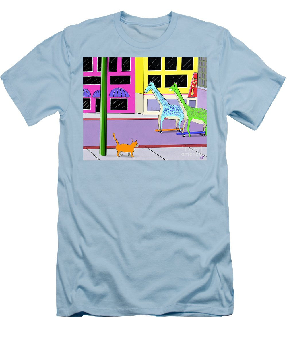 There Were Two Giraffes - Men's T-Shirt (Slim Fit)