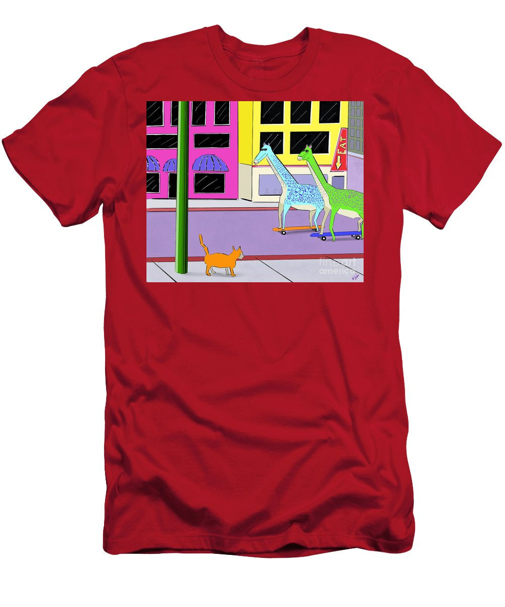 There Were Two Giraffes - Men's T-Shirt (Slim Fit)