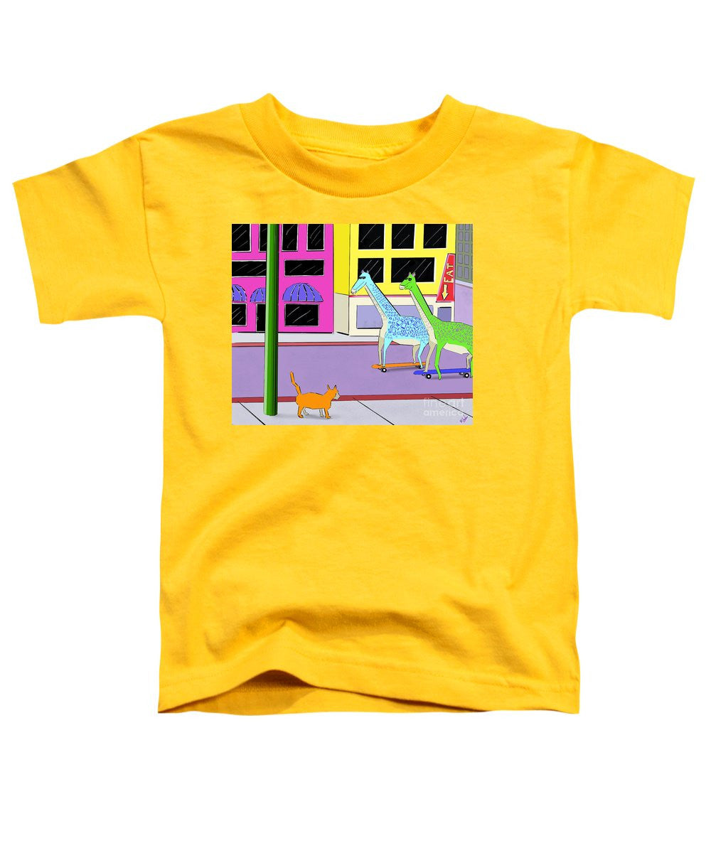 There Were Two Giraffes - Toddler T-Shirt