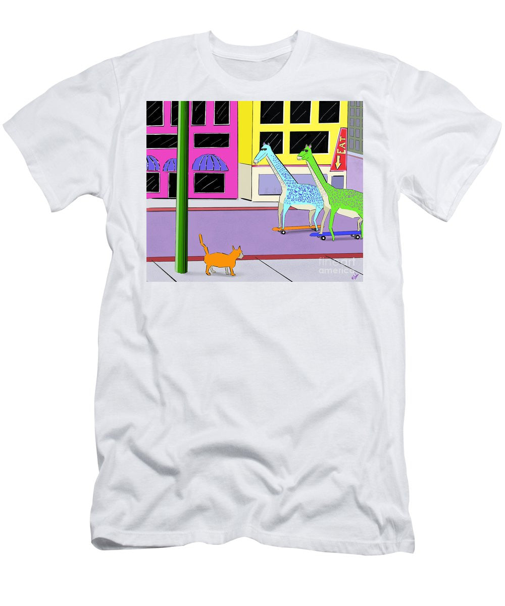 There Were Two Giraffes - Men's T-Shirt (Slim Fit)