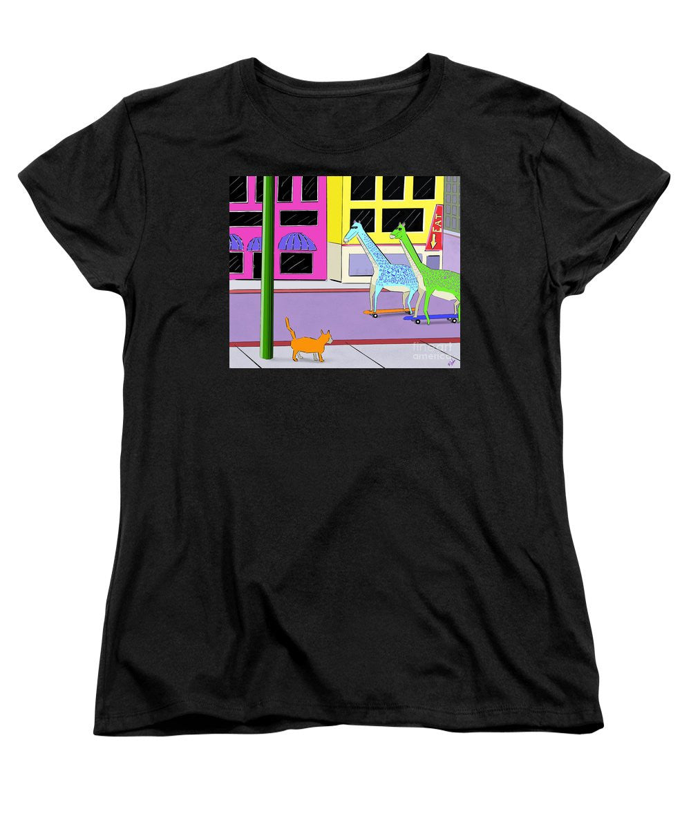 There Were Two Giraffes - Women's T-Shirt (Standard Cut)