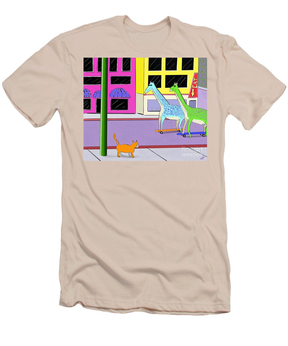 There Were Two Giraffes - Men's T-Shirt (Slim Fit)