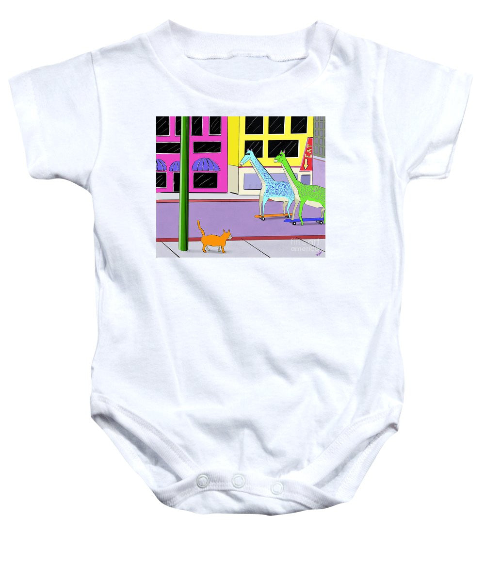 There Were Two Giraffes - Baby Onesie