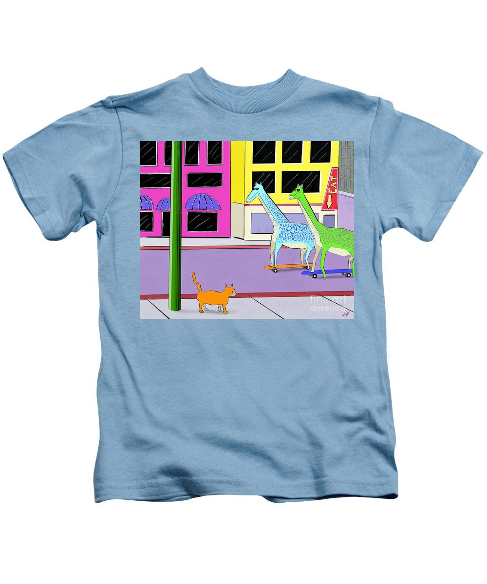 There Were Two Giraffes - Kids T-Shirt