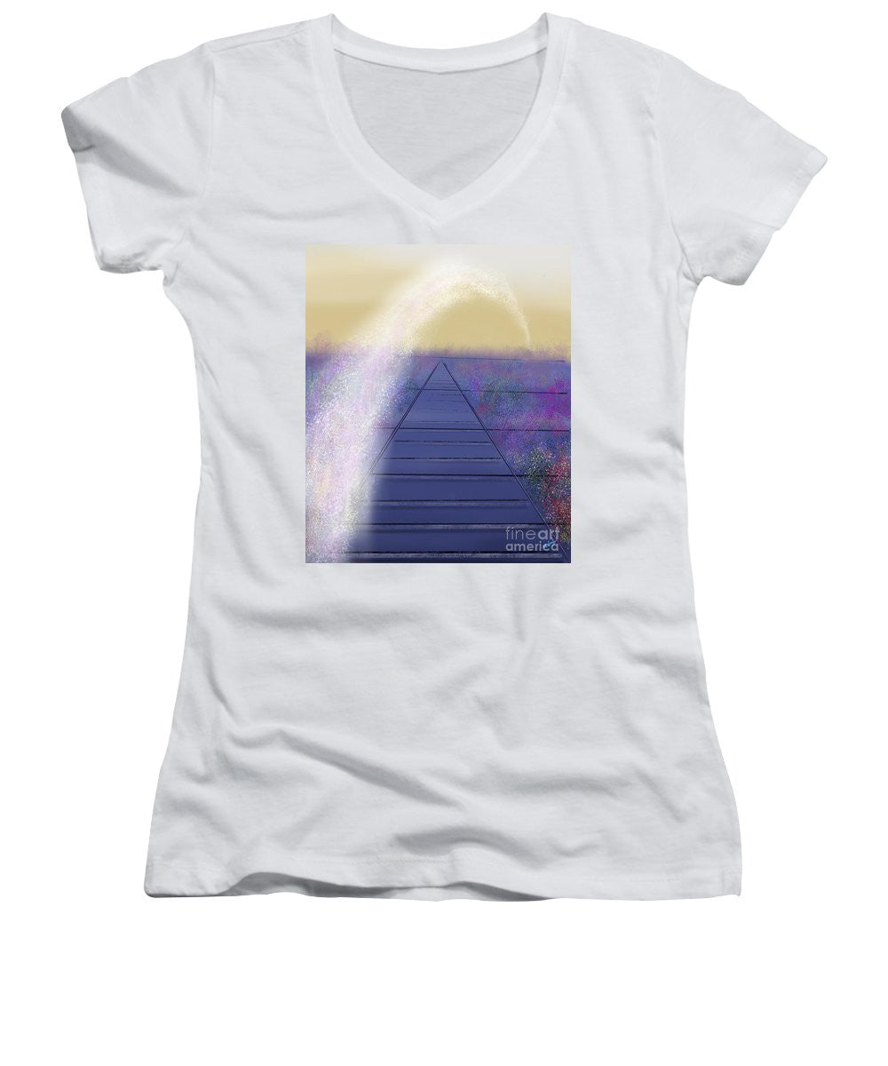 Two Choices - Women's V-Neck T-Shirt (Junior Cut)