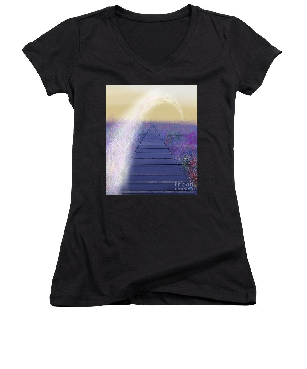 Two Choices - Women's V-Neck T-Shirt (Junior Cut)
