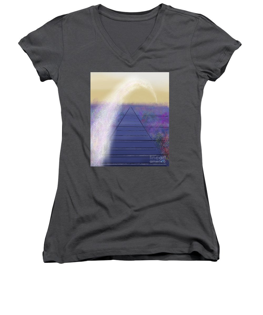 Two Choices - Women's V-Neck T-Shirt (Junior Cut)
