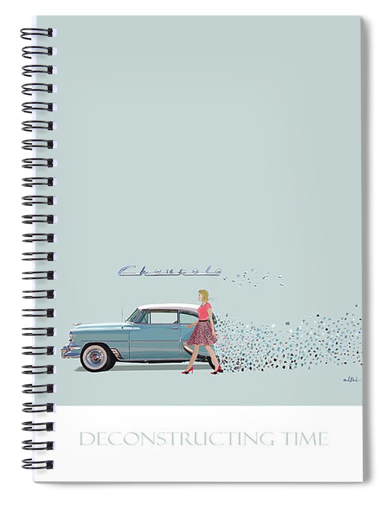 Deconstructing Time - Spiral Notebook