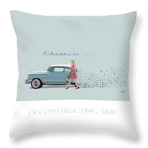 Deconstructing Time - Throw Pillow