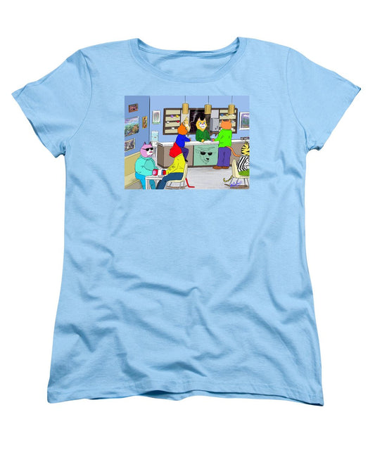 Coffee Cats - Women's T-Shirt (Standard Cut)
