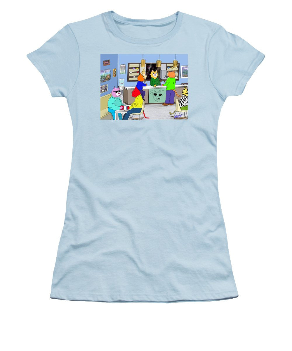 Coffee Cats - Women's T-Shirt (Junior Cut)