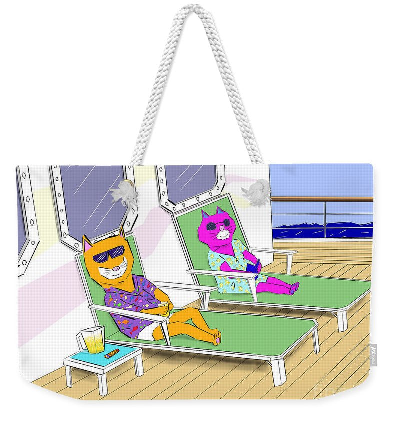 Cruise Cats - Weekender Tote Bag
