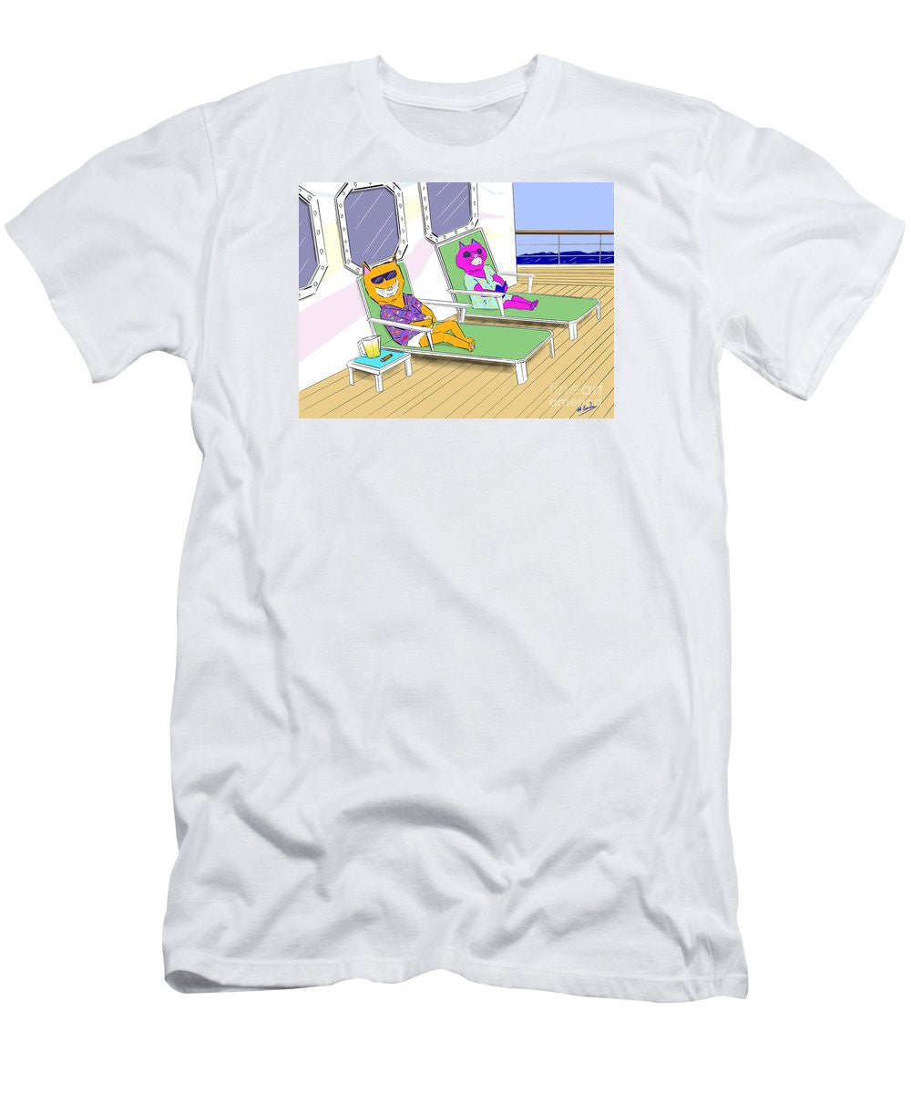 Cruise Cats - Men's T-Shirt (Slim Fit)