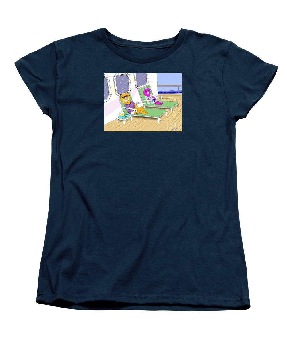 Cruise Cats - Women's T-Shirt (Standard Cut)