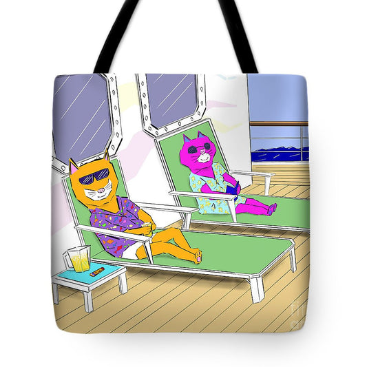 Cruise Cats - Tote Bag