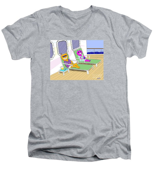 Cruise Cats - Men's V-Neck T-Shirt