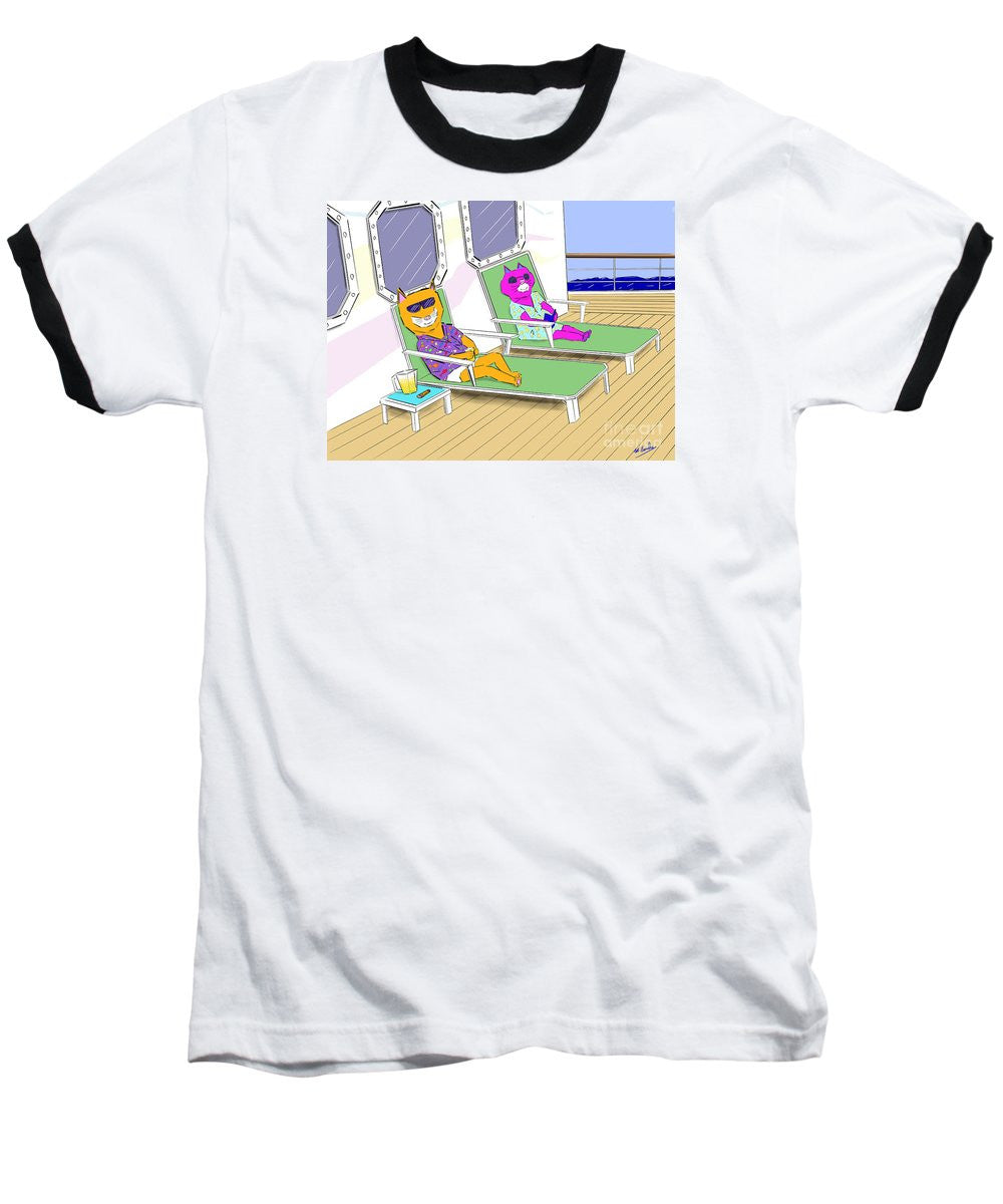 Cruise Cats - Baseball T-Shirt