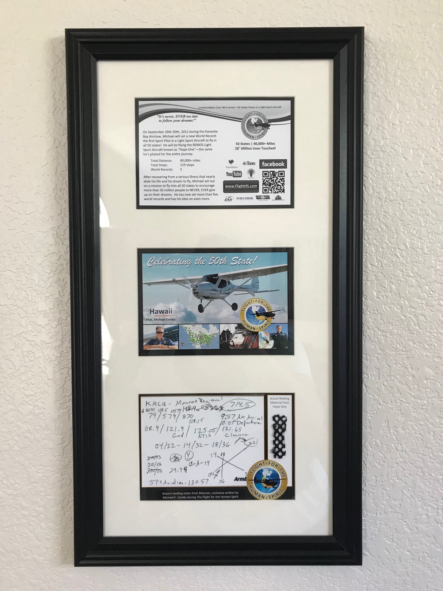 Flight for the Human Spirit Memorabilia