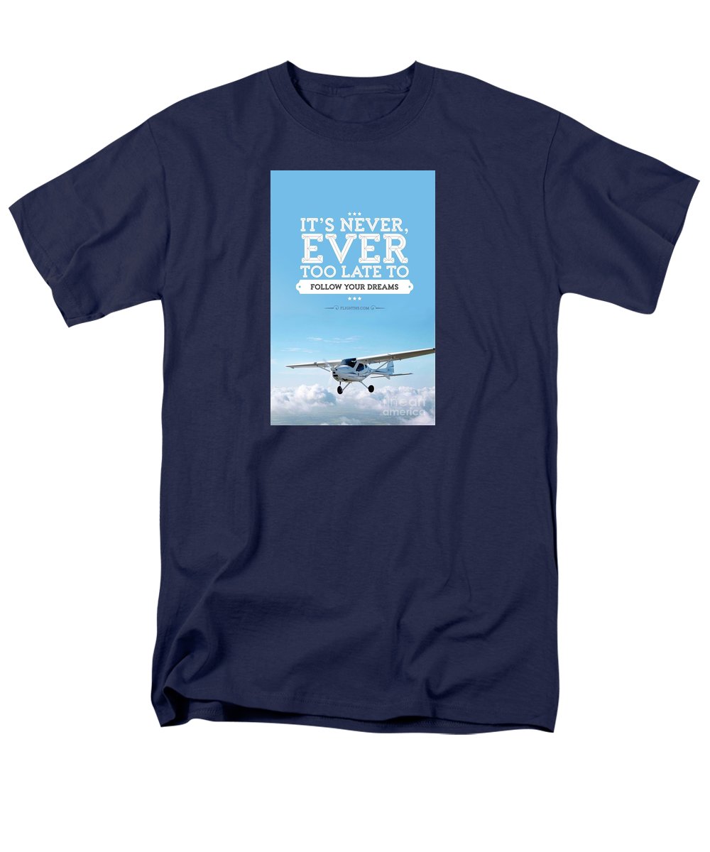 Its Never Too Late - Men's T-Shirt  (Regular Fit)