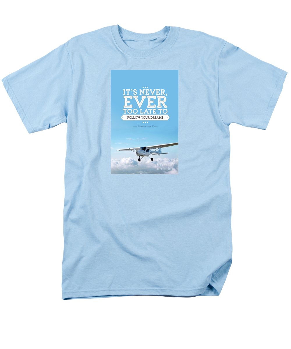 Its Never Too Late - Men's T-Shirt  (Regular Fit)