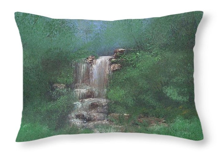 Mud Waterfall - Throw Pillow