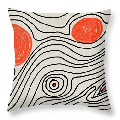 Shapes Of Life - Throw Pillow