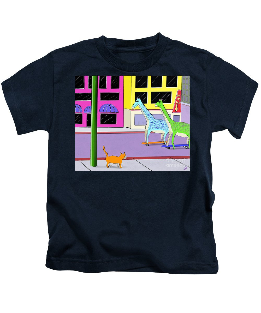 There Were Two Giraffes - Kids T-Shirt